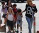 Heidi Klum en famille et jamais très loin de son nouvel homme... Los Angeles le 29 septembre 2012