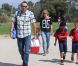 Heidi Klum en famille et jamais très loin de son nouvel homme... Los Angeles le 29 septembre 2012