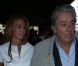 Alain Delon et son ex-compagne Rosalie Van Breemen au défilé Elie Saab aux Tuileries à Paris, le 3 octobre 2012.