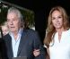 Alain Delon et son ex-compagne Rosalie Van Breemen au défilé Elie Saab aux Tuileries à Paris, le 3 octobre 2012.
