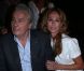 Alain Delon et son ex-compagne Rosalie Van Breemen au défilé Elie Saab à Paris, le 3 octobre 2012.