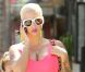 Amber Rose en rose pétillant dans les rues de Los Angeles, le 3 octobre 2012.