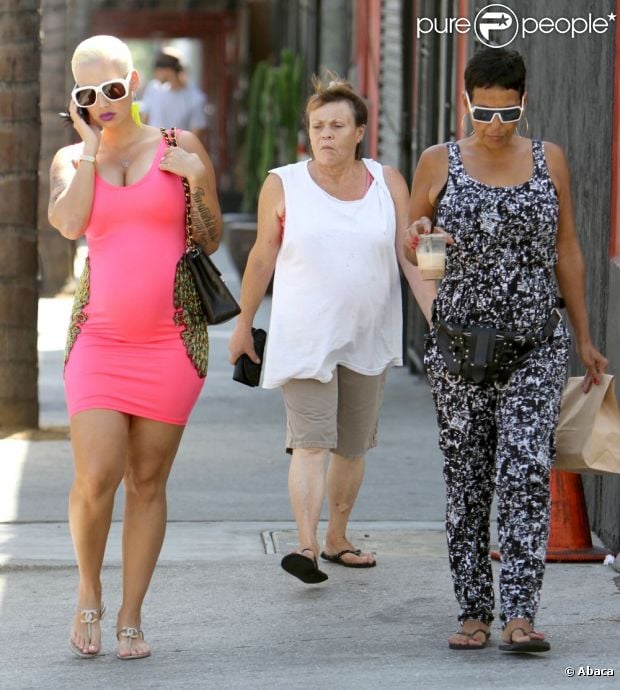 Amber Rose dans les rues de Los Angeles, le 3 octobre 2012.