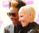 Amber Rose enceinte et son chéri Wiz Khalifa aux MTV Video Music Awards 2012 à Los Angeles le 6 septembre 2012.