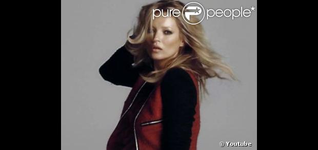 Kate Moss déchaînée, illustre la campagne automne-hiver 2012-2013 de Mango.