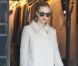 Amanda Seyfried sort de la boutique The Kooples dans le quartier de Saint Germain. Paris, le 4 Octobre 2012.
