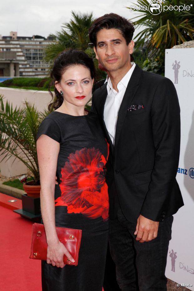 Lara Pulver et Raza Jaffrey au Festival du Film Britannique de Dinard, le 6 octobre 2012.