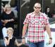 Martin Kristen, compagnon d'Heidi Klum, emmène la fille du mannequin à son cours de gym, le 7 octobre 2012 à Los Anleges.