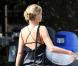Heidi Klum toujours aussi fashion en combinaison le 7 octobre 2012 à Los Angeles.
