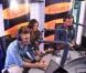 Capucine, Yoann et Alexandre au micro de Laurent Argelier