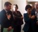Najat Vallaud-Belkacem, aux côtés du Dr Suply, le vendredi 12 octobre à Lorient.