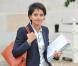  Najat Vallaud-Belkacem quitte le Palais de l'Elysée, à Paris, le 3 octobre 2012.  