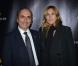 Bernard de Villèle et Mathilde Seigner présents pour l'inauguration du St. Regis Mauritius, le 15 octobre 2012 à Paris.