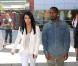 Kim Kardashian, début juillet, avec un corps plus svelte. Elle s'affichait dans des looks près du corps aux côtés de Kanye West.