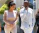 Kim Kardashian en juin 2012 en compagnie de son homme, Kanye West, qui a déjà commencé son relooking sur sa belle.