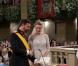 Mariage religieux du prince Guillaume, grand-duc héritier du Luxembourg, et Stéphanie de Lannoy, en la cathédrale Notre-Dame, le 20 octobre 2012.