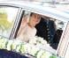 La mariée Stéphanie de Lannoy arrive à la cathédrale Notre-Dame de Luxembourg, le 20 octobre 2012.