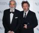 Christopher Lee a remis le prix d'honneur au réalisateur Tim Burton lors du 56e BFI London Film Festival, le 20 octobre 2012.