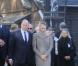 Albert et Charlène de Monaco ont visité le camp de concentration d'Auschwitz dans le cadre de leur visite officielle en Pologne, le 19 octobre 2012.