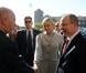 Charlene et Albert de Monaco en visite à Cracovie, au sud de la Pologne, le 18 octobre 2012.