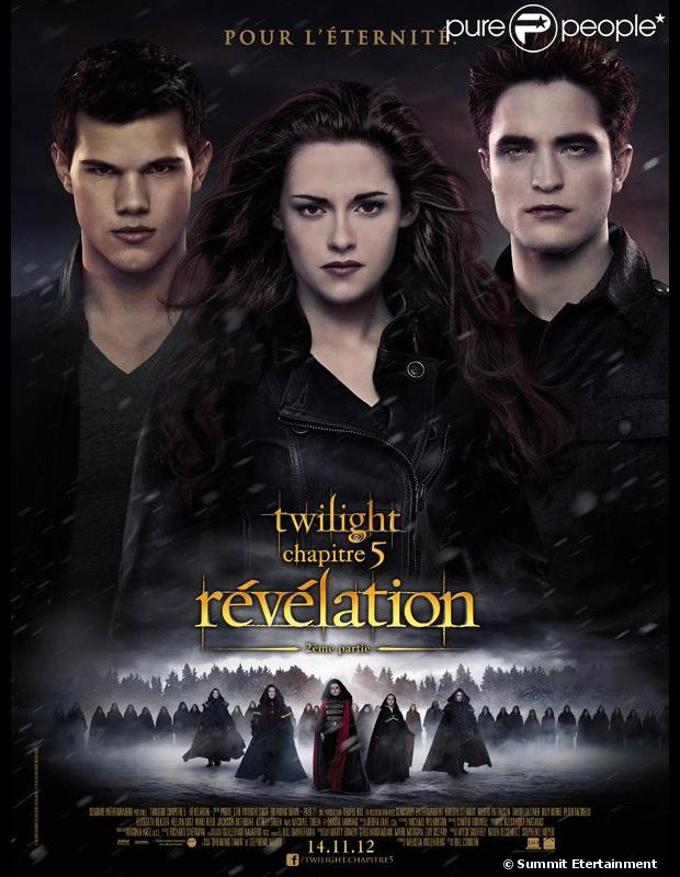 Affiche du film Twilight - chapitre 5 : Révélation (2e partie)
