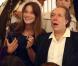 Carla Bruni-Sarkozy et Léa Seydoux au mariage de son amie Farida Khelfa et Henri Seydoux, à la mairie du 17e arrondissement de Paris, le 1er septembre 2012.