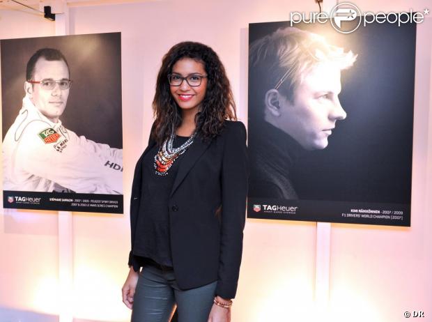 Chloé Mortaud lors de la soirée hommage à Ayrton Senna organisée par TAG Heuer le 3 octobre 2012 à Paris