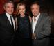 Sidney Toledano, Eva Herzigova et Claude Martinez à la soirée Dior organisée au restaurant parisien Lapérouse le 24 octobre 2012
