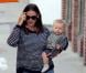 Jennifer Garner porte le petit Samuel, 8 mois, à Pacific Palisades le 28 octobre 2012