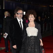 Tim Burton et Helena Bonham Carter à Londres le 20 octobre 2012
