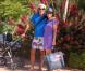Exclu : Adeline Blondieau et son compagnon Laurent Hubert, avec leur fille Wilona, à Marrakech pendant les vacances de la Toussaint