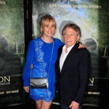 Emmanuelle Seigner et Roman Polanski le 1er octobre 2012 à Paris