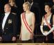 Monaco : La princesse Charlene, lumineuse, étrenne ses insignes de Grand Croix