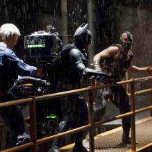 Dans les coulisses du féroce combat que se livrent Bane et Batman, dans The Dark Knight Rises.