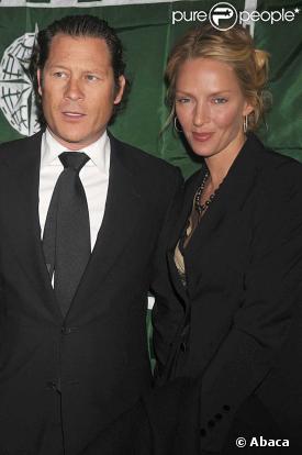 Uma Thurman et Arpad Busson