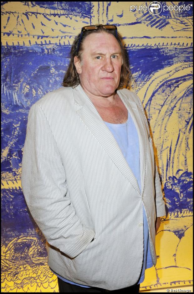 Gérard Depardieu lors de la 2e édition du prix Barbara le 21 juin 2011