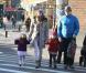 Sarah Jessica Parker et son mari Matthew Broderick emmènent leurs filles Tabitha et Marion a l'école à New York, le 14 décembre 2012.