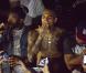 Chris Brown fait la fête au Palais Maillot après son concert au Palais Omnisports de Bercy, à Paris. Le 7 décembre 2012.
