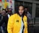 Chris Brown à la sortie de son hôtel parisien se rend à son concert au volant d'une voiture de luxe. Voiture qu'il emboutira quelques heures plus tard contre une autre voiture de sport. Le 7 octobre 2012.