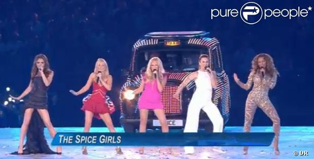 Les Spice Girls se sont reformées exceptionnellement le temps de la cérémonie de clôture des Jeux olympiques de Londres, le 12 août 2012.