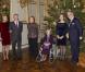La princesse Mathilde, le prince Philippe, la reine Paola, la reine Fabiola, la princesse Claire et le prince Laurent. La famille royale de Belgique assistait le 19 décembre 2012 au palais Laeken, à Bruxelles, au concert de Noël annuel, suivi d'une réception.