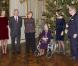 La princesse Mathilde, le prince Philippe, la reine Paola, la reine Fabiola, la princesse Claire et le prince Laurent. La famille royale de Belgique assistait le 19 décembre 2012 au palais Laeken, à Bruxelles, au concert de Noël annuel, suivi d'une réception.