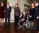 La famille royale de Belgique assistait le 19 décembre 2012 au palais Laeken, à Bruxelles, au concert de Noël annuel, suivi d'une réception.