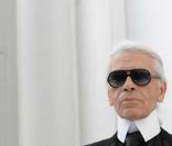 Karl Lagerfeld au défilé Chanel