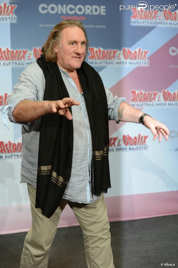 Gérard Depardieu le 18 octobre 2012