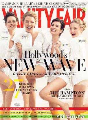 Les nouveaux visages d'Hollywood dans Vanity Fair