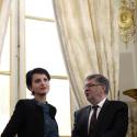 Najat Vallaud-Belkacem, ravissante et attentive lors des voeux du gouvernement