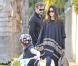Michelle Monaghan au côté de son mari Peter White et de leur fille Willow. Michelle à Los Angeles, le 28 janvier 2013.