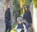 Michelle Monaghan, son mari Peter White et leur fille Willow, de sortie à Los Angeles, le 28 janvier 2013.