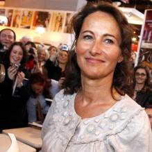 Ségolène Royal au Salon du livre de Paris le 15 mars 2009.